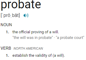 probate definition