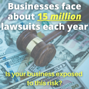 Businesses face 15 million lawsuits each year