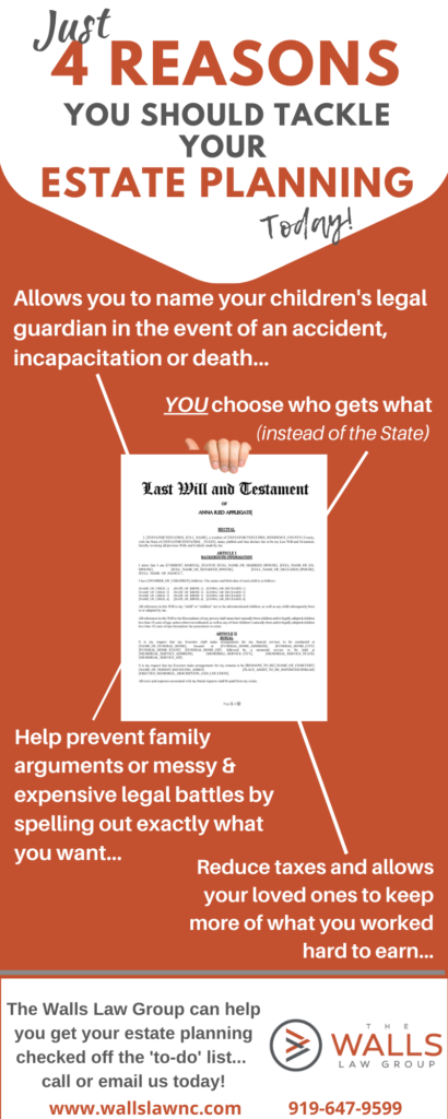 4 Reason Tackle Estate Planning INFOGRAPHIC