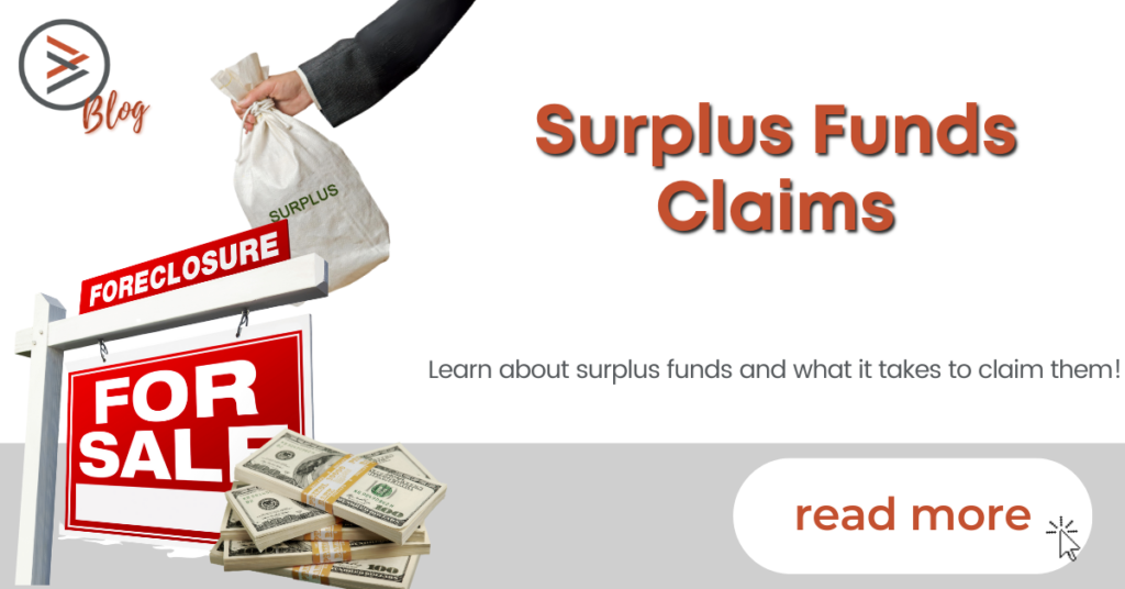 surplus funds claims excess funds 101